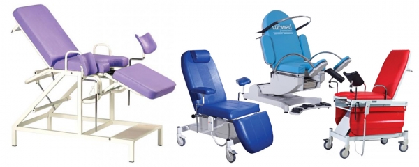 Jinekolojik Muayene Masası &amp; Kan Alma Koltuğu